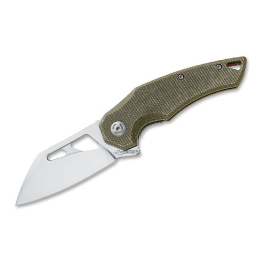 Taschenmesser FoxEdge Atrax Micarta OD Green Altersnachweis - Abbildung 1