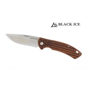 Black Ice Taschenmesser America mit Holzgriff - Abbildung 1